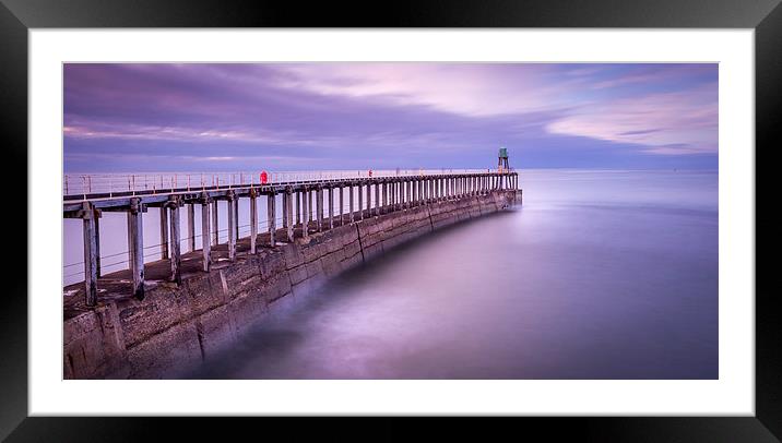Tranquil Pier Framed Mounted Print by chris smith