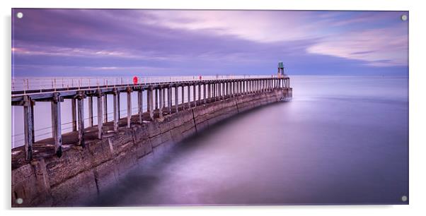 Tranquil Pier Acrylic by chris smith