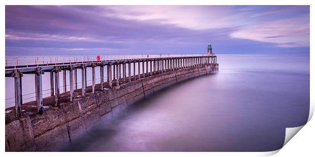 Tranquil Pier Print by chris smith