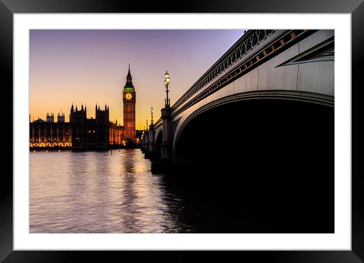 Big Ben Framed Mounted Print by chris smith
