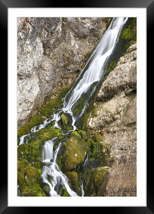 Savica Waterfall, Bohinj, Slovenia. Framed Mounted Print by Ian Middleton