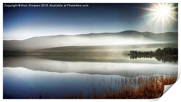Loch Morlich Print by Alan Simpson