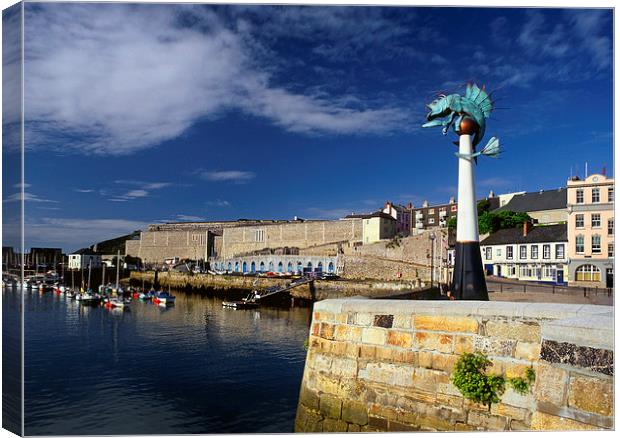 The Leviathan, The Barbican, Plymouth Canvas Print by Darren Galpin