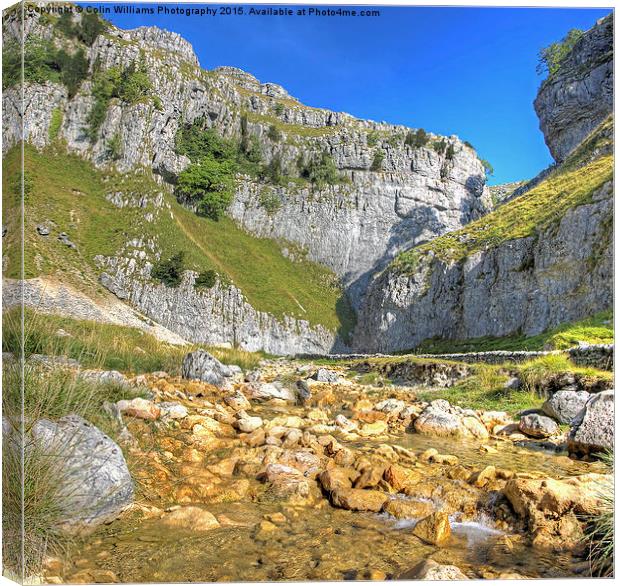  Gordale Scar 1 Canvas Print by Colin Williams Photography