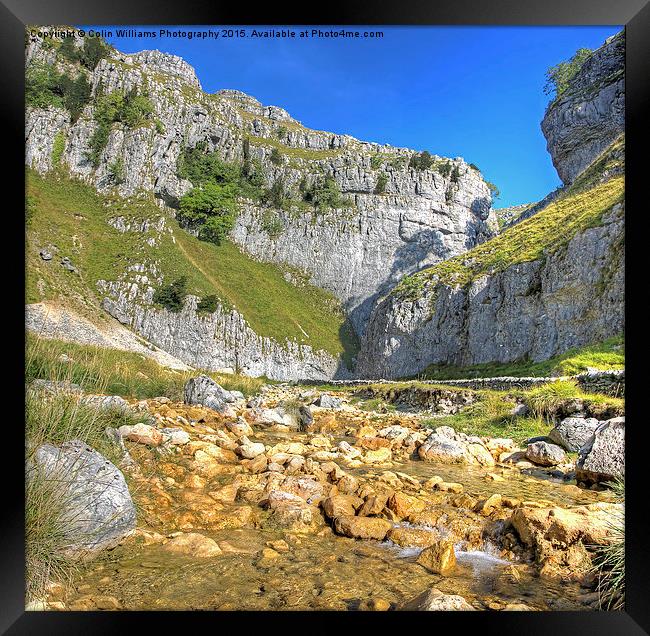  Gordale Scar 1 Framed Print by Colin Williams Photography