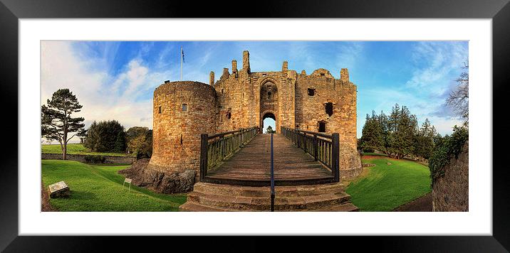  Dirleton Castle Panorama Framed Mounted Print by Miles Gray