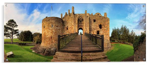  Dirleton Castle Panorama Acrylic by Miles Gray