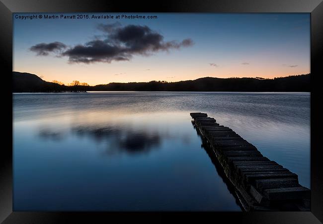 Loch Ard at Dawn Framed Print by Martin Parratt