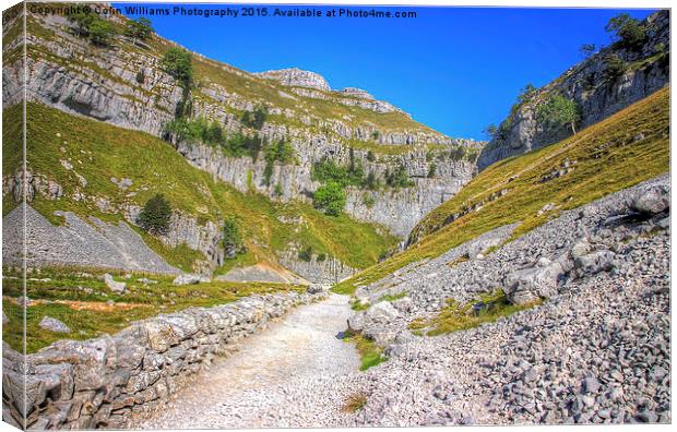   Gordale Scar 2 Canvas Print by Colin Williams Photography
