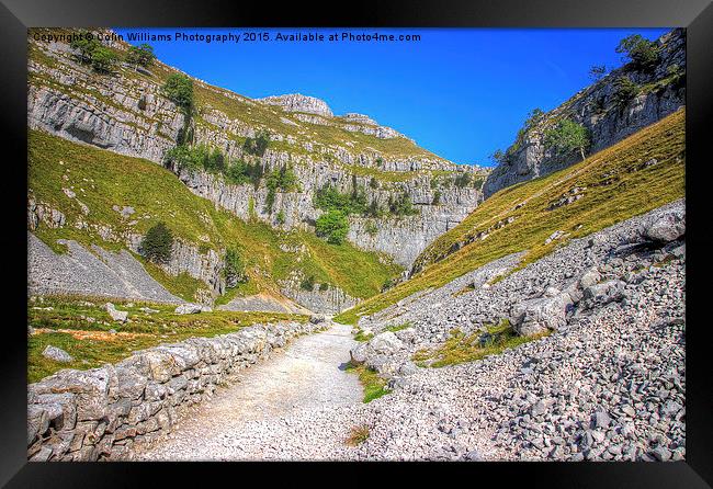   Gordale Scar 2 Framed Print by Colin Williams Photography