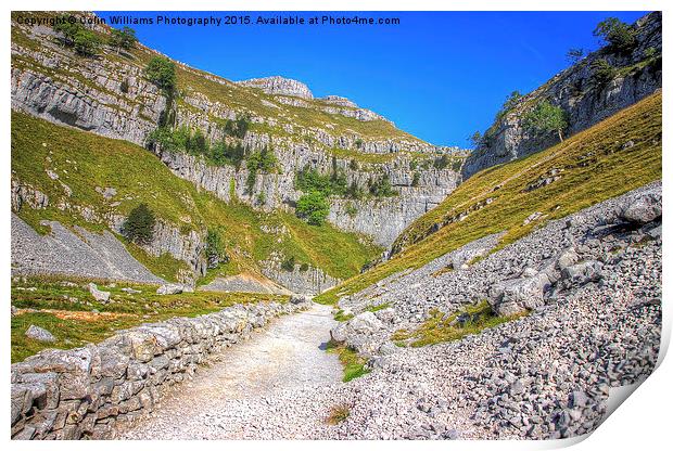   Gordale Scar 2 Print by Colin Williams Photography
