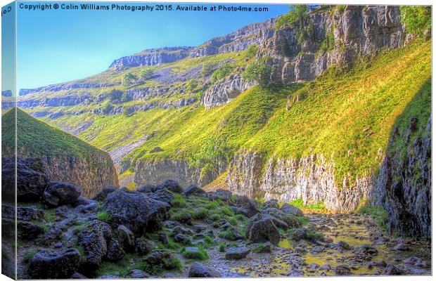   Gordale Scar 4 Canvas Print by Colin Williams Photography