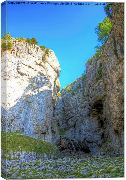    Gordale Scar 5 Canvas Print by Colin Williams Photography