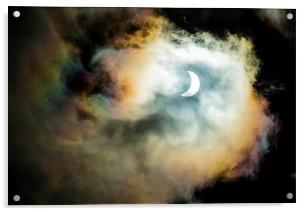  Solar Eclipse Acrylic by John Ellis