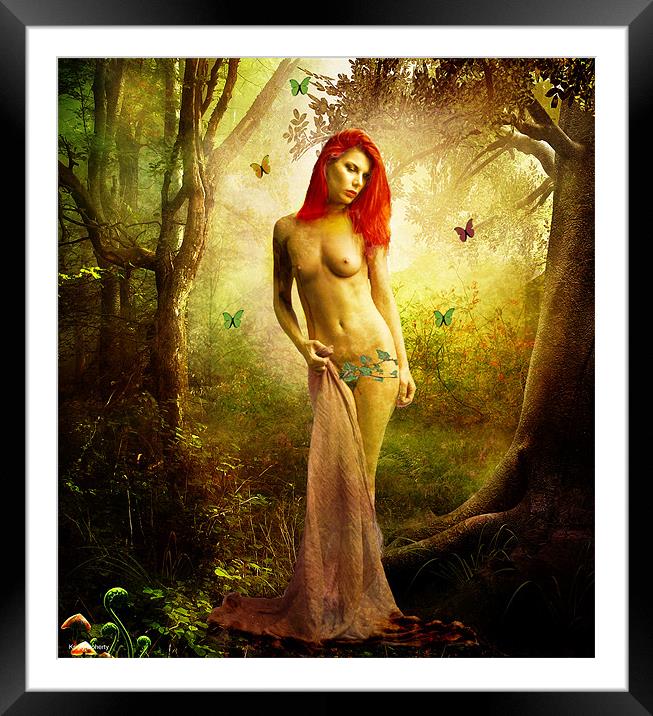 Gaia Framed Mounted Print by kristy doherty