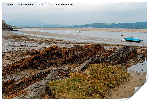  LOW TIDE Print by andrew saxton