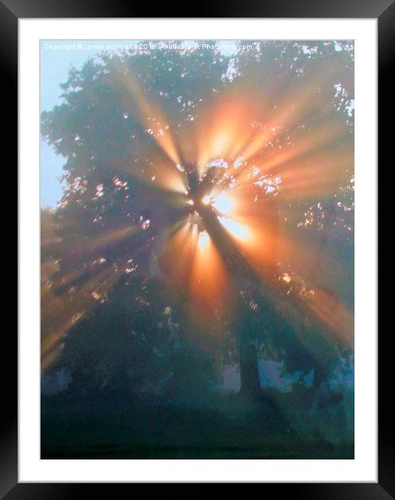  Morning  Sunburst Framed Mounted Print by james richmond