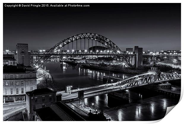 Tyne Bridge Print by David Pringle