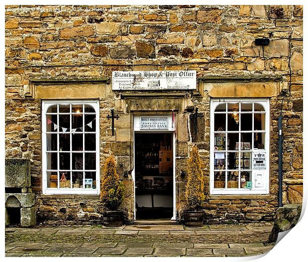 The Village Post Office  Print by Robert Murray
