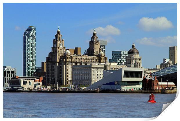  Liverpool Waterfront  Print by David Chennell