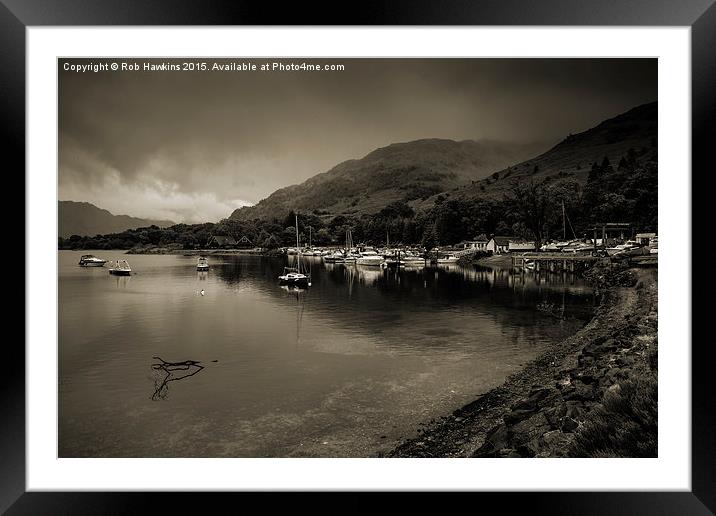  Loch Lomond Vista Framed Mounted Print by Rob Hawkins