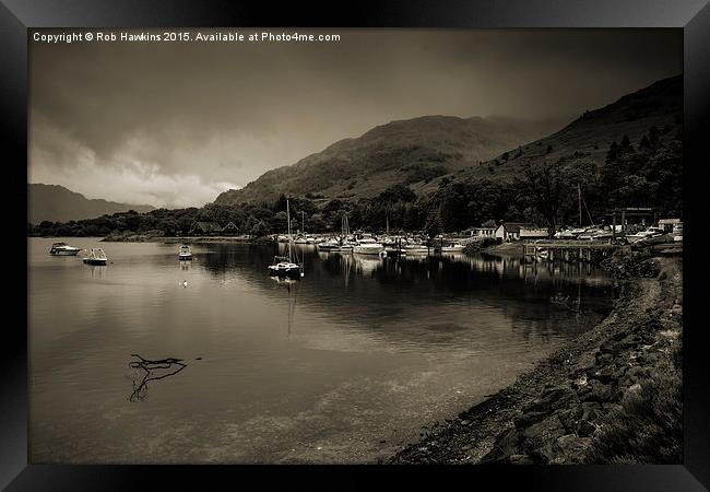 Loch Lomond Vista Framed Print by Rob Hawkins
