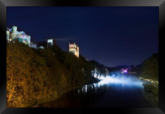 Durham Cathedral Lumiere Framed Print by Kevin Tate