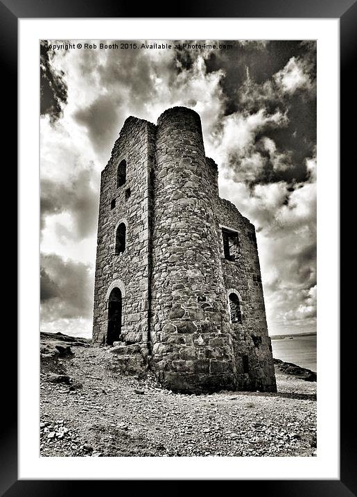  'Wheal Coats' Framed Mounted Print by Rob Booth