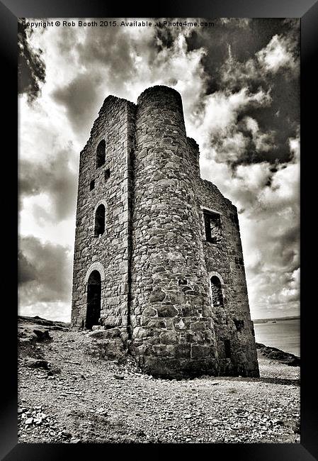  'Wheal Coats' Framed Print by Rob Booth