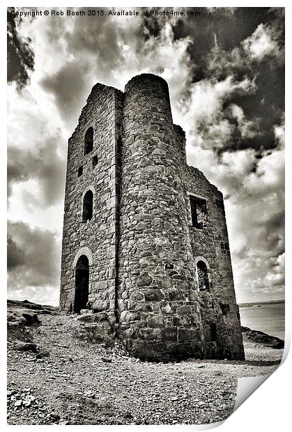  'Wheal Coats' Print by Rob Booth