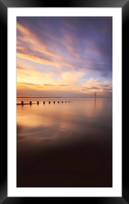  Portobello at Sunset Framed Mounted Print by Miles Gray