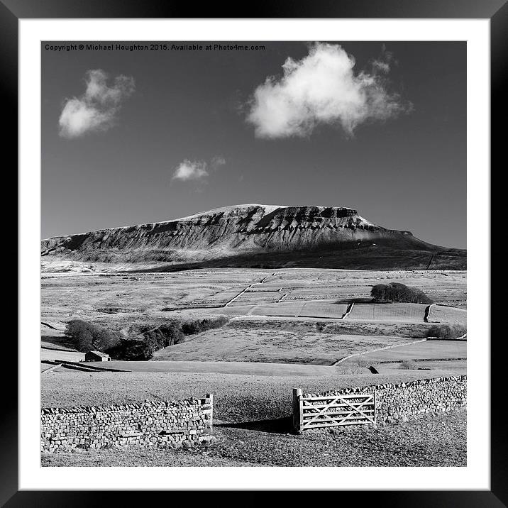  Pen y Ghent Framed Mounted Print by Michael Houghton