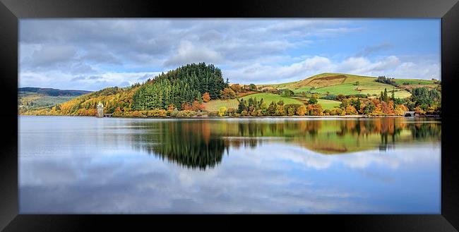 Autumn reflection Framed Print by chris smith