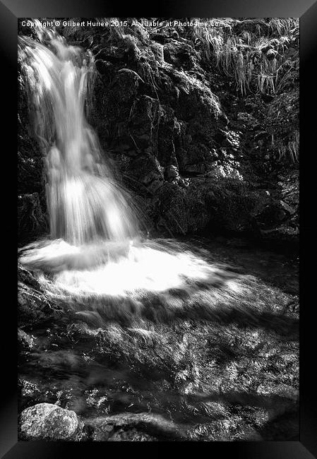 Aira Force Waterfall  Framed Print by Gilbert Hurree