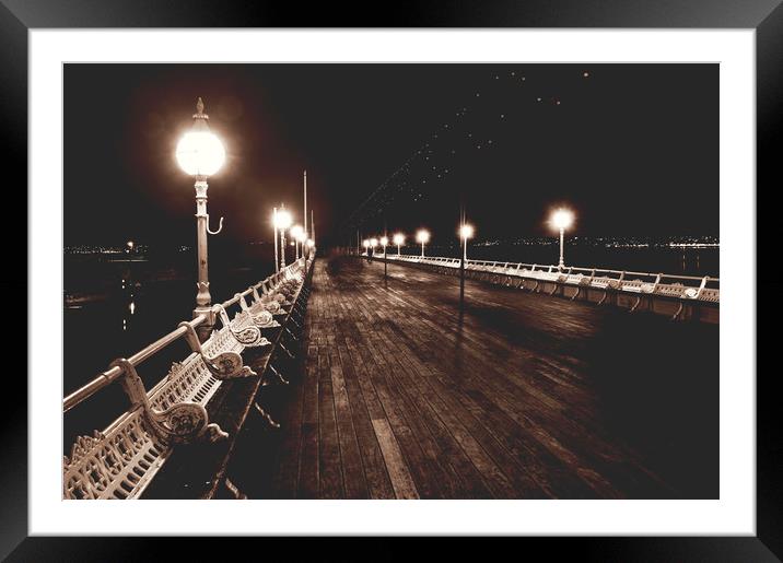  Torquay Pier Framed Mounted Print by James Harrison