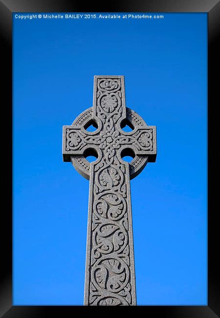  Celtic Cross Framed Print by Michelle BAILEY