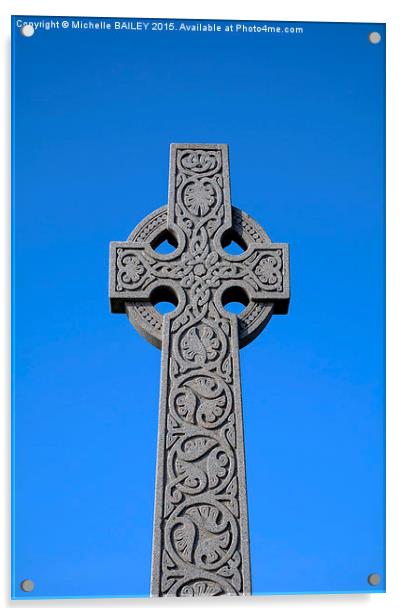  Celtic Cross Acrylic by Michelle BAILEY