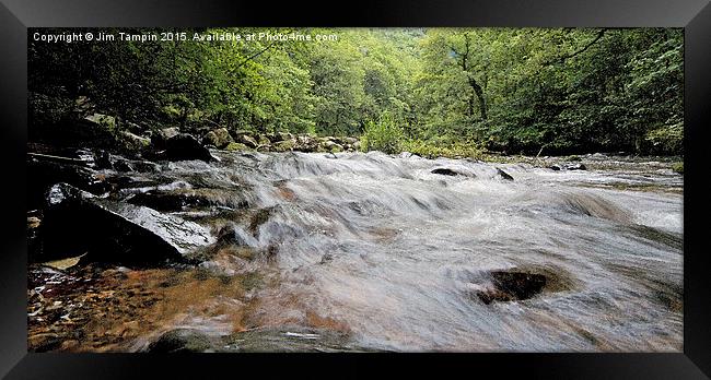 JST3152 Fingle Weir Framed Print by Jim Tampin