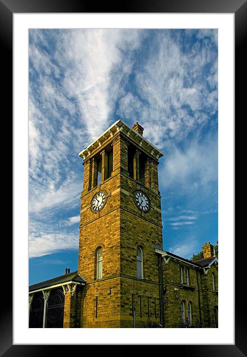 Firth Park Clock Tower, Sheffield Framed Mounted Print by Darren Galpin