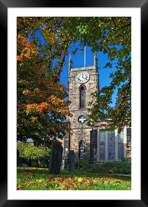 St Thomas Church, Crookes, Sheffield  Framed Mounted Print by Darren Galpin