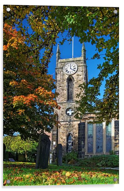 St Thomas Church, Crookes, Sheffield  Acrylic by Darren Galpin