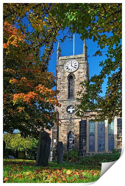 St Thomas Church, Crookes, Sheffield  Print by Darren Galpin