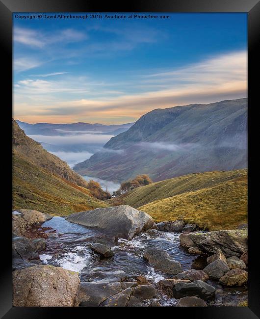  Stunning Lake District Framed Print by David Attenborough