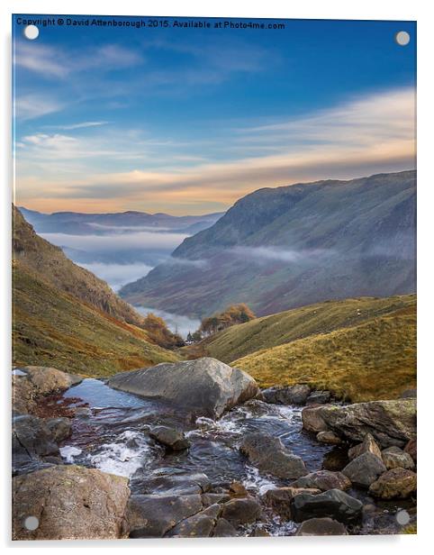  Stunning Lake District Acrylic by David Attenborough