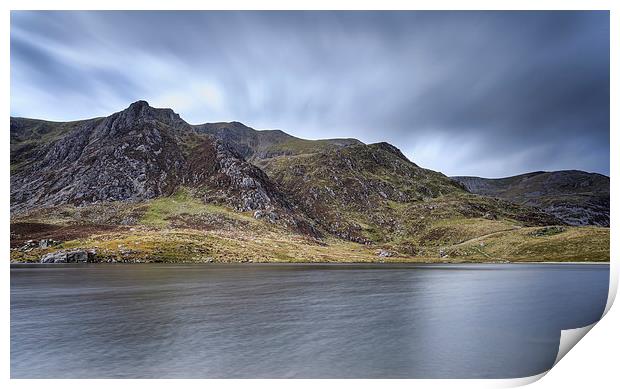 Lake in Snowdonia  Print by chris smith