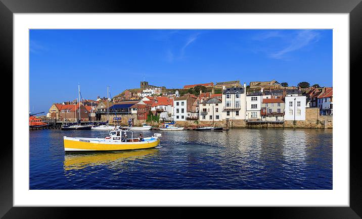 Beautiful day at Whitby. Framed Mounted Print by chris smith