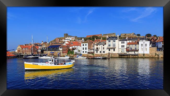 Beautiful day at Whitby. Framed Print by chris smith