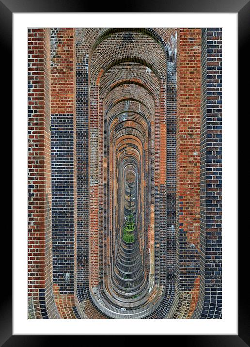 Ouse Valley Viaduct Framed Mounted Print by chris smith
