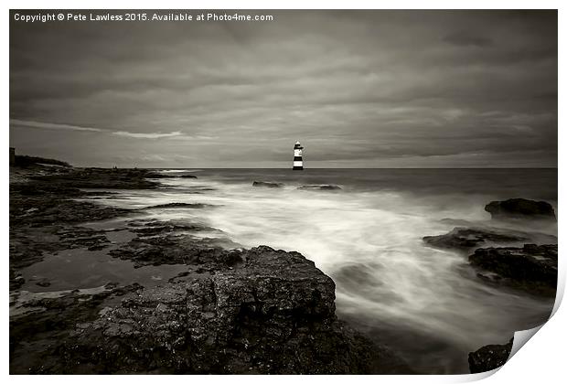  Penmon Lighthouse (re edited) Print by Pete Lawless