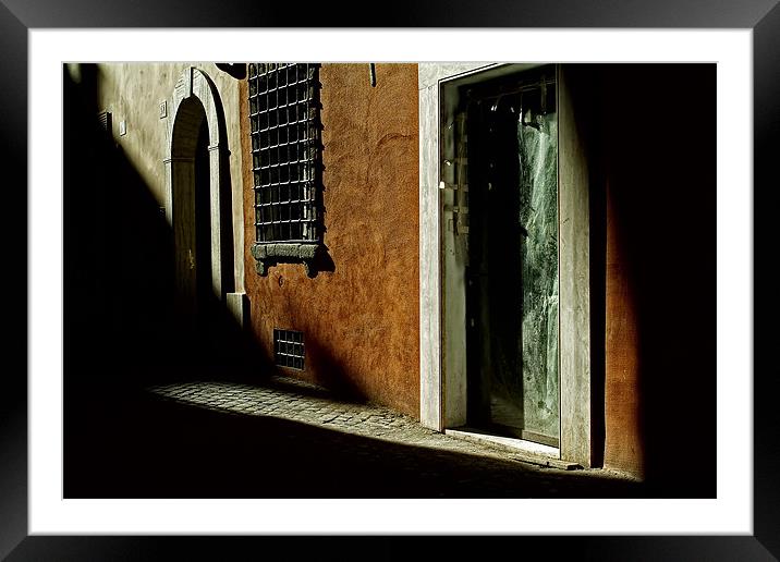 Morning light in Rome Framed Mounted Print by Luigi Scuderi
